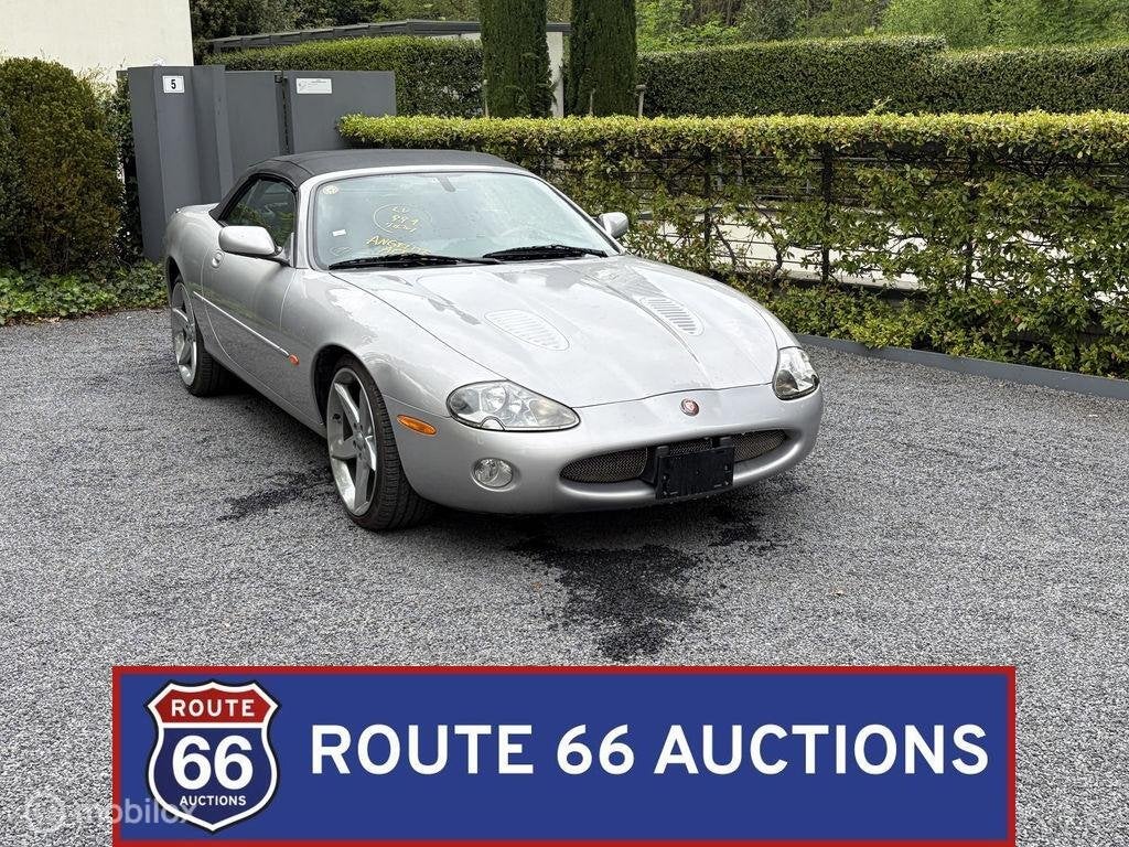 Jaguar XKR cabriolet | 2002 | Route 66 Auctions, Auto's, Jaguar, Gebruikt, Overige carrosserieën, Zwart, XJ