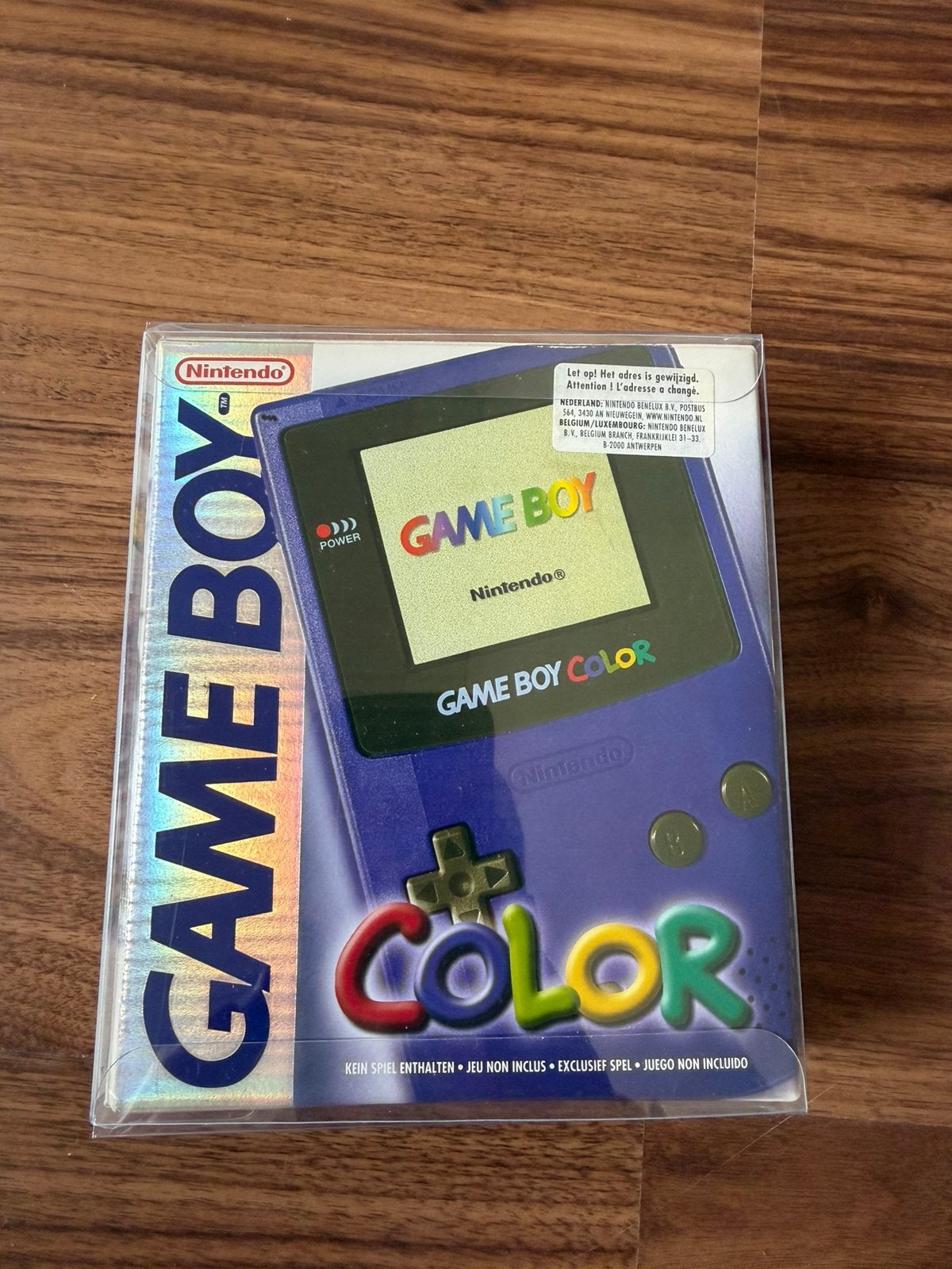Gameboy Color paars boxed netjes, Spelcomputers en Games, Spelcomputers | Nintendo Game Boy, Ophalen of Verzenden, Zo goed als nieuw