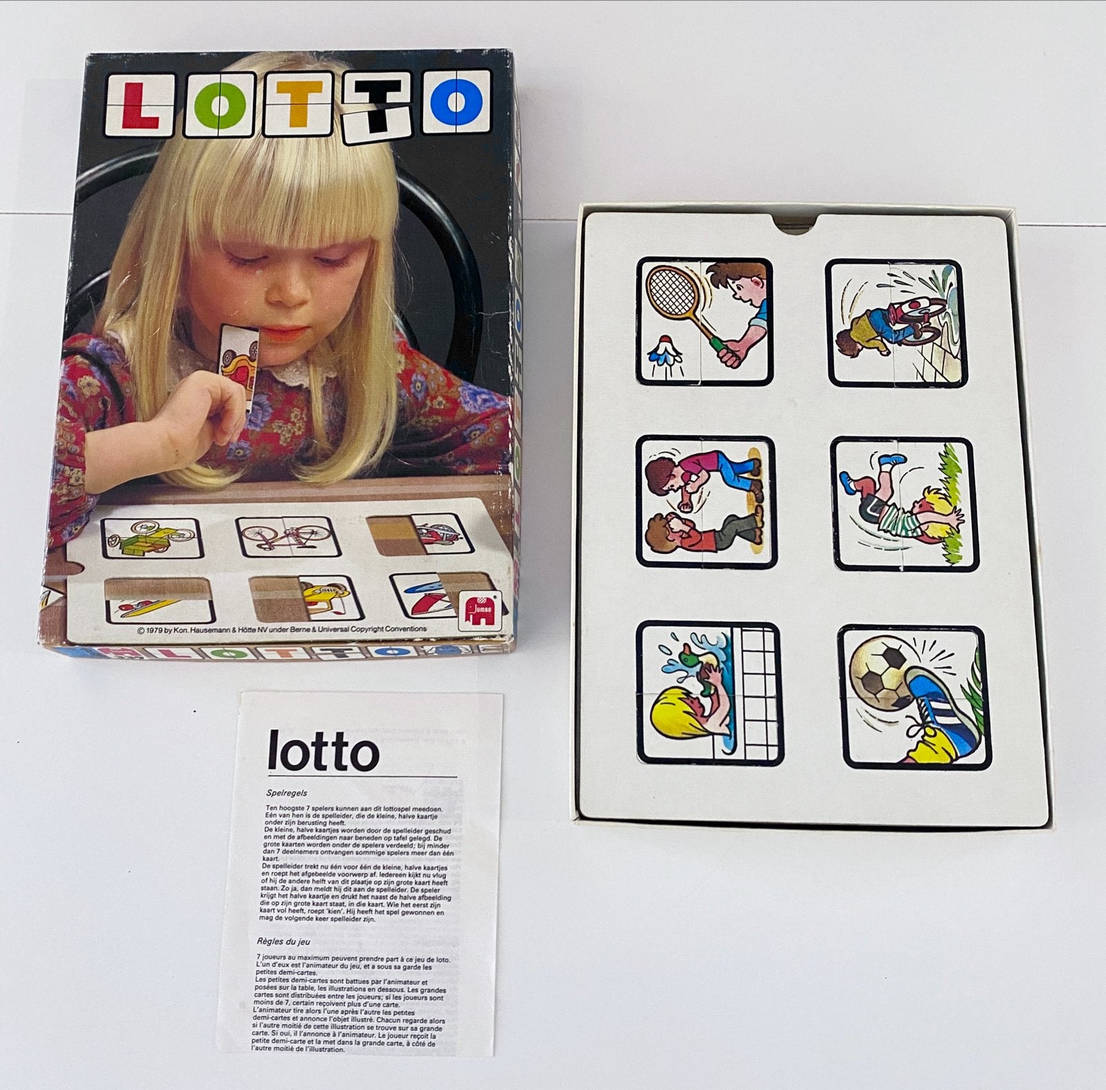 Vintage Lotto Spel - Compleet en in Goede Staat, Drie of vier spelers, Ophalen of Verzenden, Zo goed als nieuw