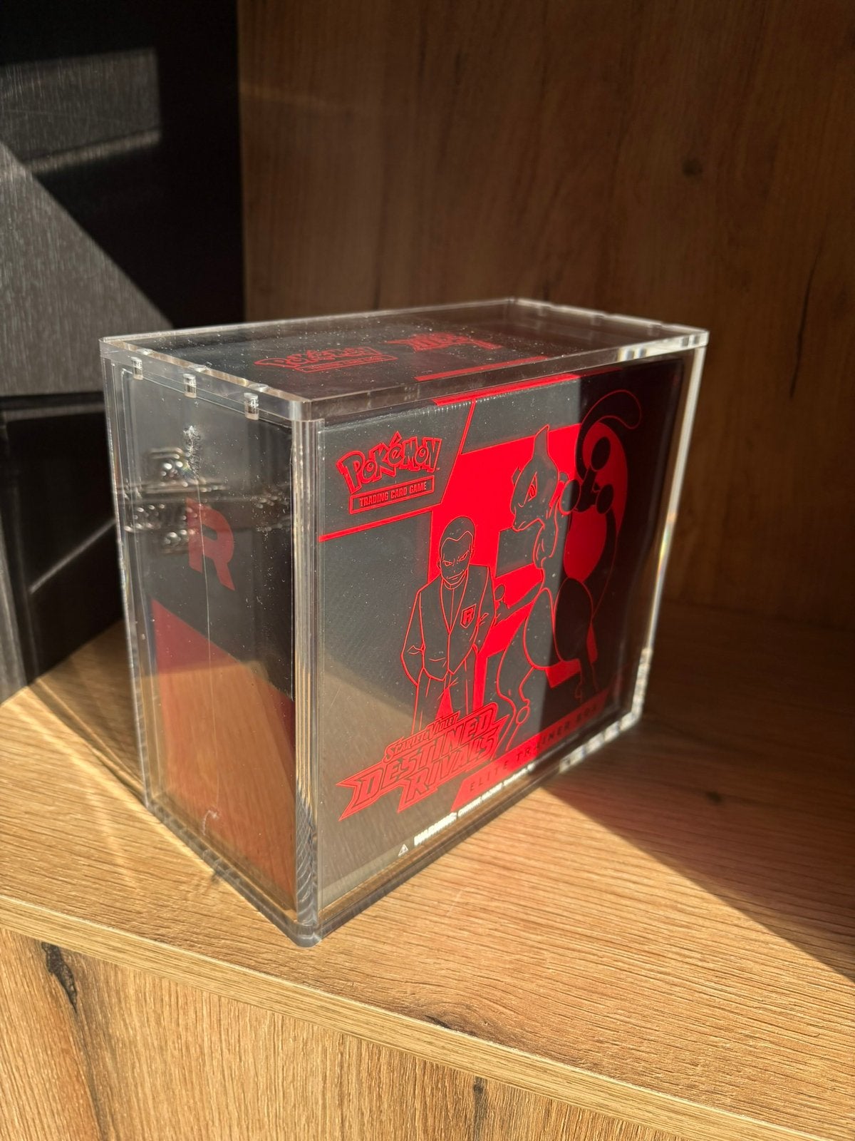 Premium acrylic case voor ETB pokemon, Ophalen of Verzenden, Nieuw, Overige typen