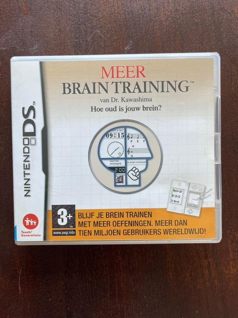Meer Brain Training van Dr. Kawashima, Spelcomputers en Games, Games | Nintendo DS, Zo goed als nieuw, Puzzel en Educatief, 1 speler