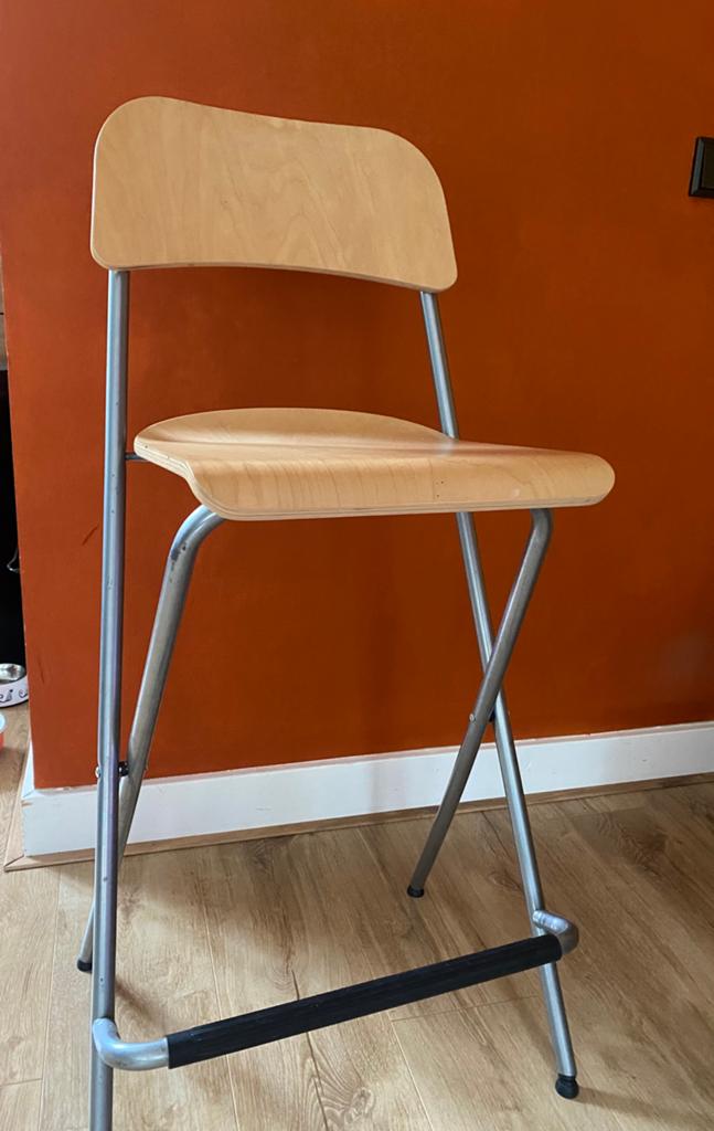 Ikea barkrukken, Huis en Inrichting, Barkrukken, Ophalen, Gebruikt, Met voetsteun, 60 tot 90 cm