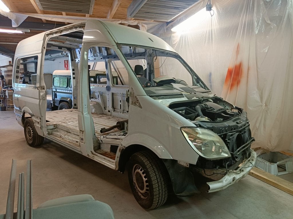 Motorblok + automaat  315 2.2 CDI Sprinter BJ: 2007., Ophalen, Gebruikt, Mercedes-Benz