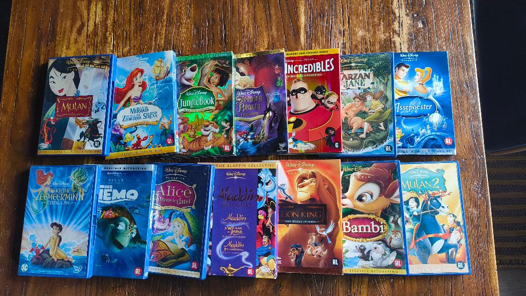 Disney DVD Collectie, Cd's en Dvd's, Dvd's | Tekenfilms en Animatie, Ophalen, Europees, Tekenfilm, Alle leeftijden