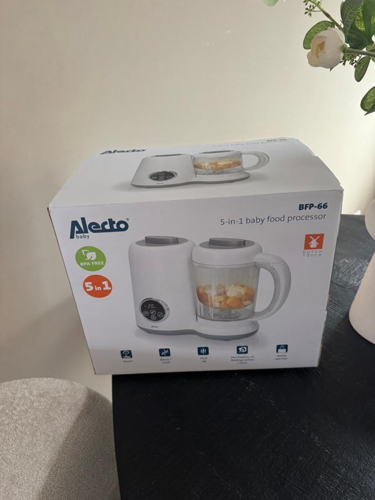Alecto 5 in 1 baby food processor BFP-66, Kinderen en Baby's, Babyvoeding en Toebehoren, Ophalen, Nieuw, Overige typen
