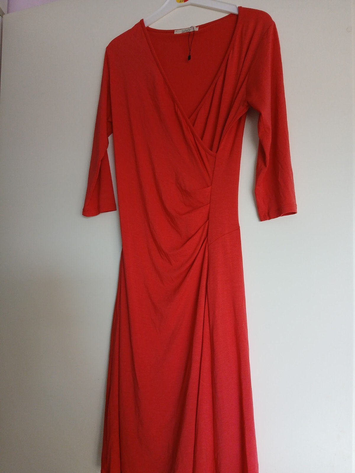 La Salle Rode Jurk Maat S, stretch, Kleding | Dames, Jurken, Ophalen of Verzenden