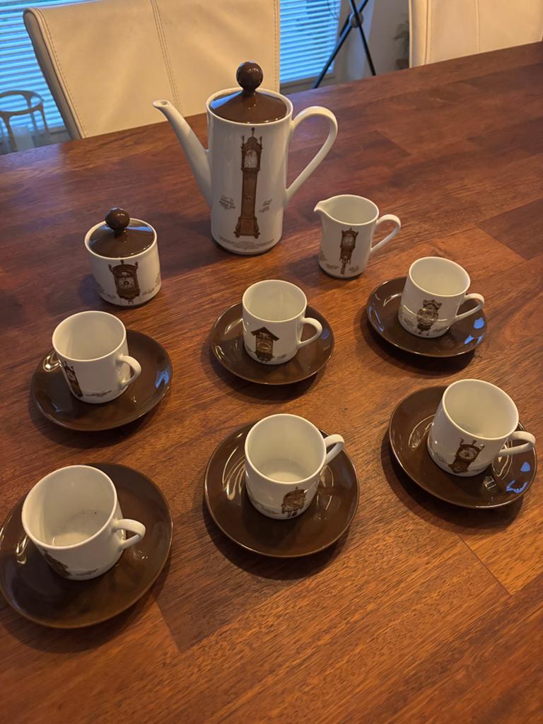 Mitterteich klokken servies, Antiek en Kunst, Antiek | Porselein, Ophalen of Verzenden