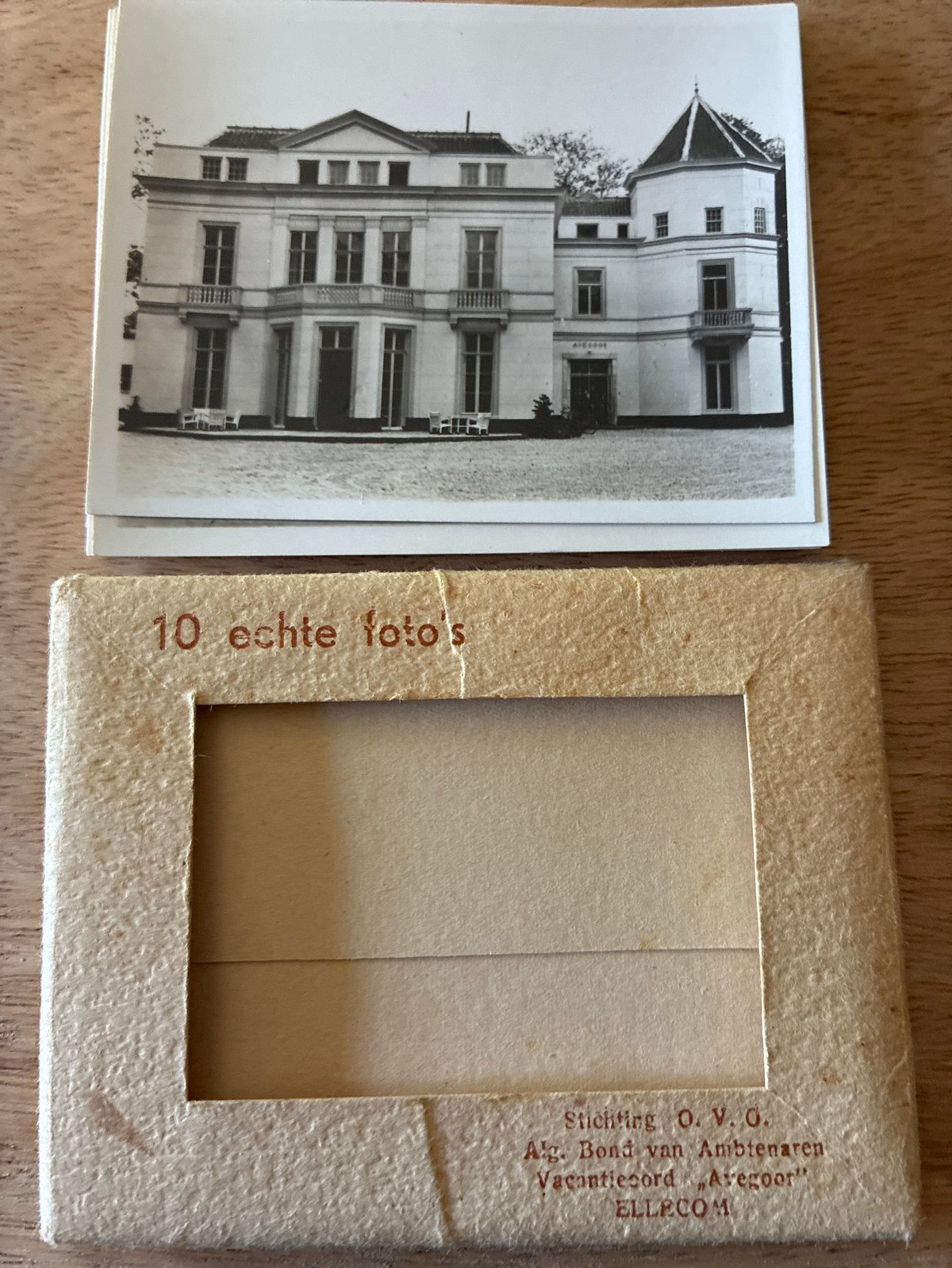 Set van 10 vintage foto's Ellecom Avegoor, Verzamelen, Foto's en Prenten, Foto, Ophalen of Verzenden, Zo goed als nieuw, Gebouw