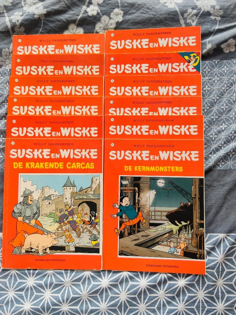 Suske en Wiske stripboeken, Boeken, Meerdere stripboeken, Ophalen, Gelezen, Willy Vandersteen