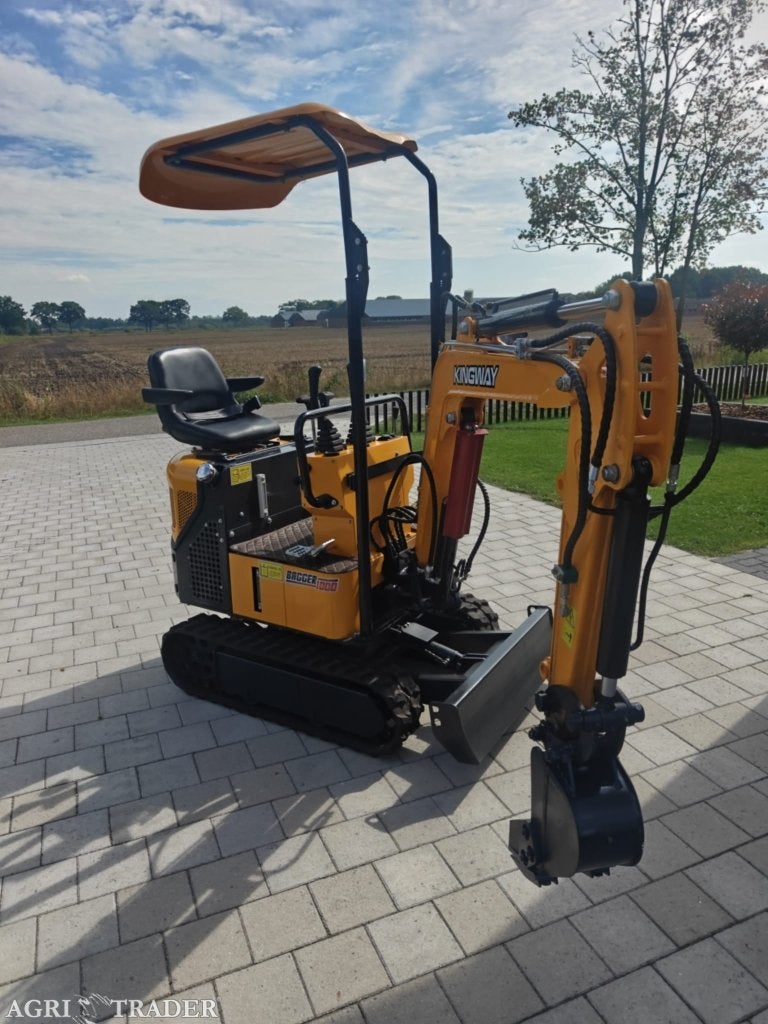 Minigraver Minigraafmachine Kingway Bagger1000 NOG ENKELE, Verzenden, Heel Nederland, KINGWAY, Graafmachine