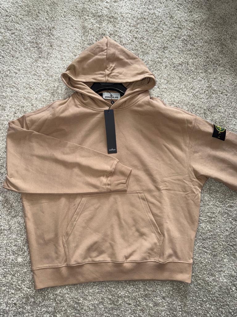 Stone Island Hoodie Beige - Nieuw met labels, Kleding | Heren, Ophalen of Verzenden, Zo goed als nieuw, Overige maten, Beige