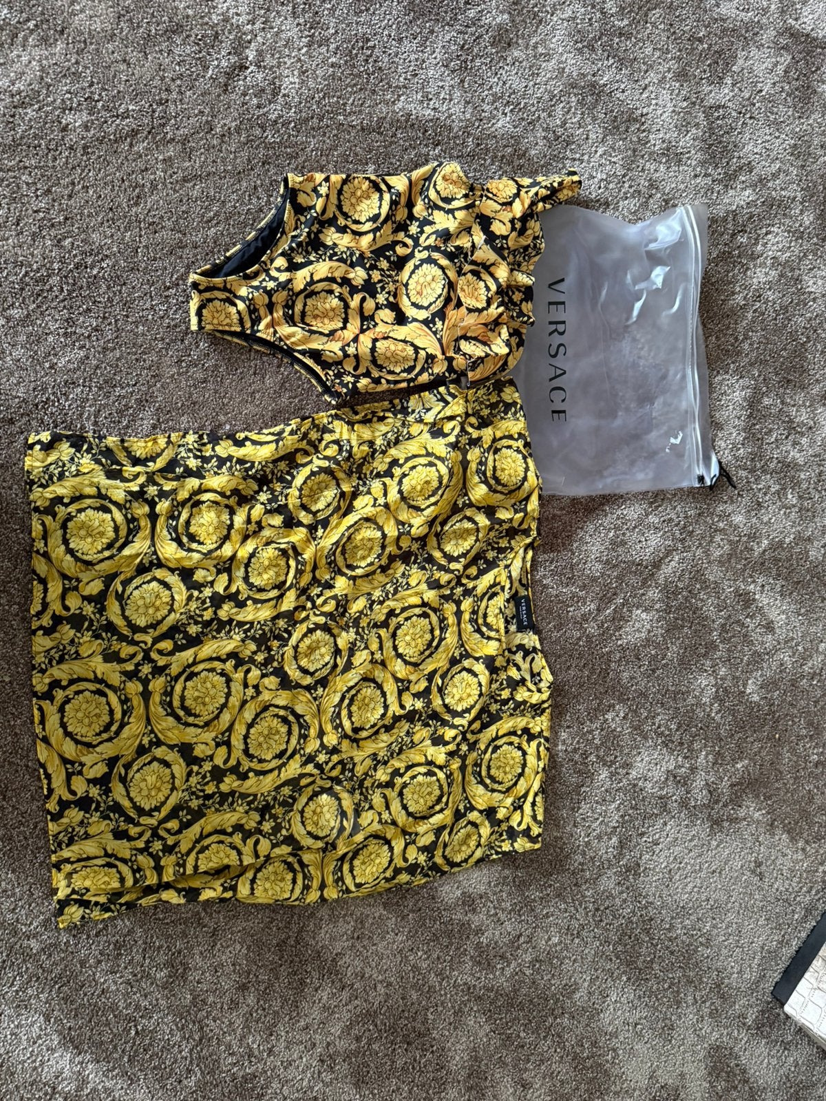 Versace barok badpak + badkleding jurk, Ophalen of Verzenden, Zo goed als nieuw, Meisje, Setje