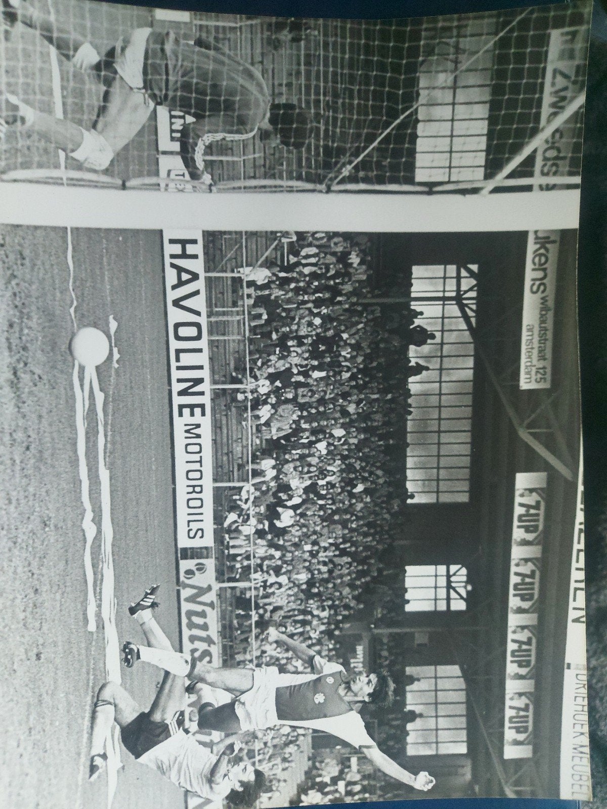 Voetbalfoto Ajax-Roda JC, Tscheu La Ling scoort 1979, Ophalen of Verzenden