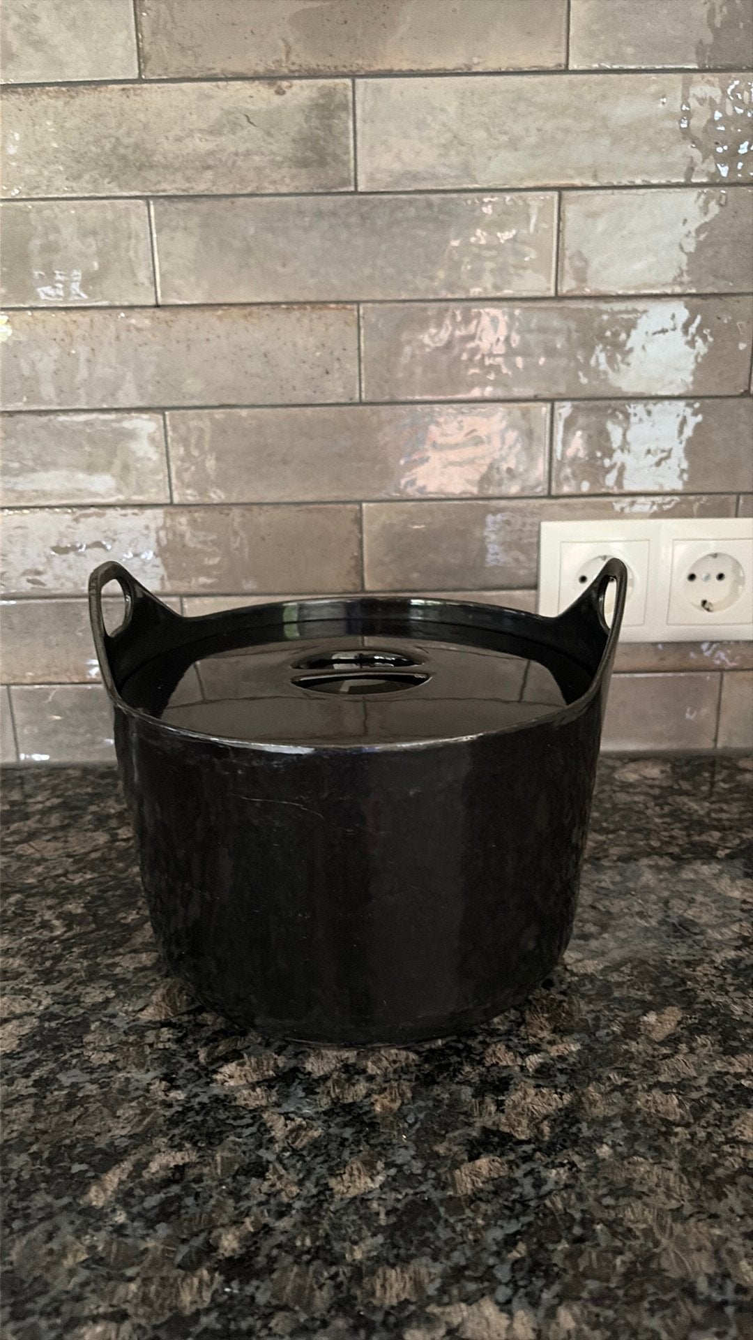 Vintage Iittala zwarte gietijzeren pan Timo Sarpaneva, Huis en Inrichting, Gebruikt, Ophalen of Verzenden, Overige merken, Braadpan