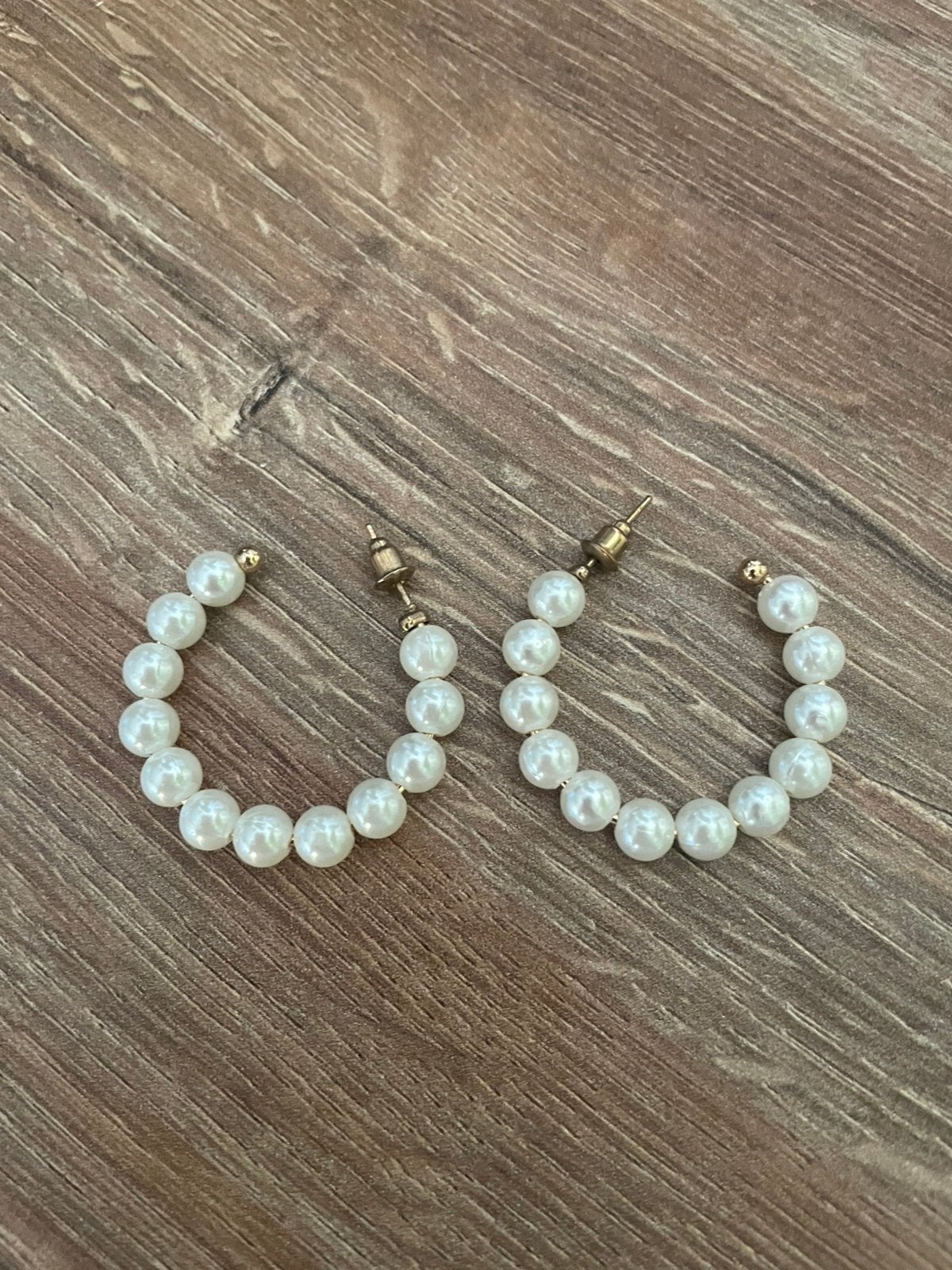 Oorbellen parel, Sieraden, Tassen en Uiterlijk, Oorbellen, Ophalen of Verzenden, Zo goed als nieuw, Wit, Overige materialen