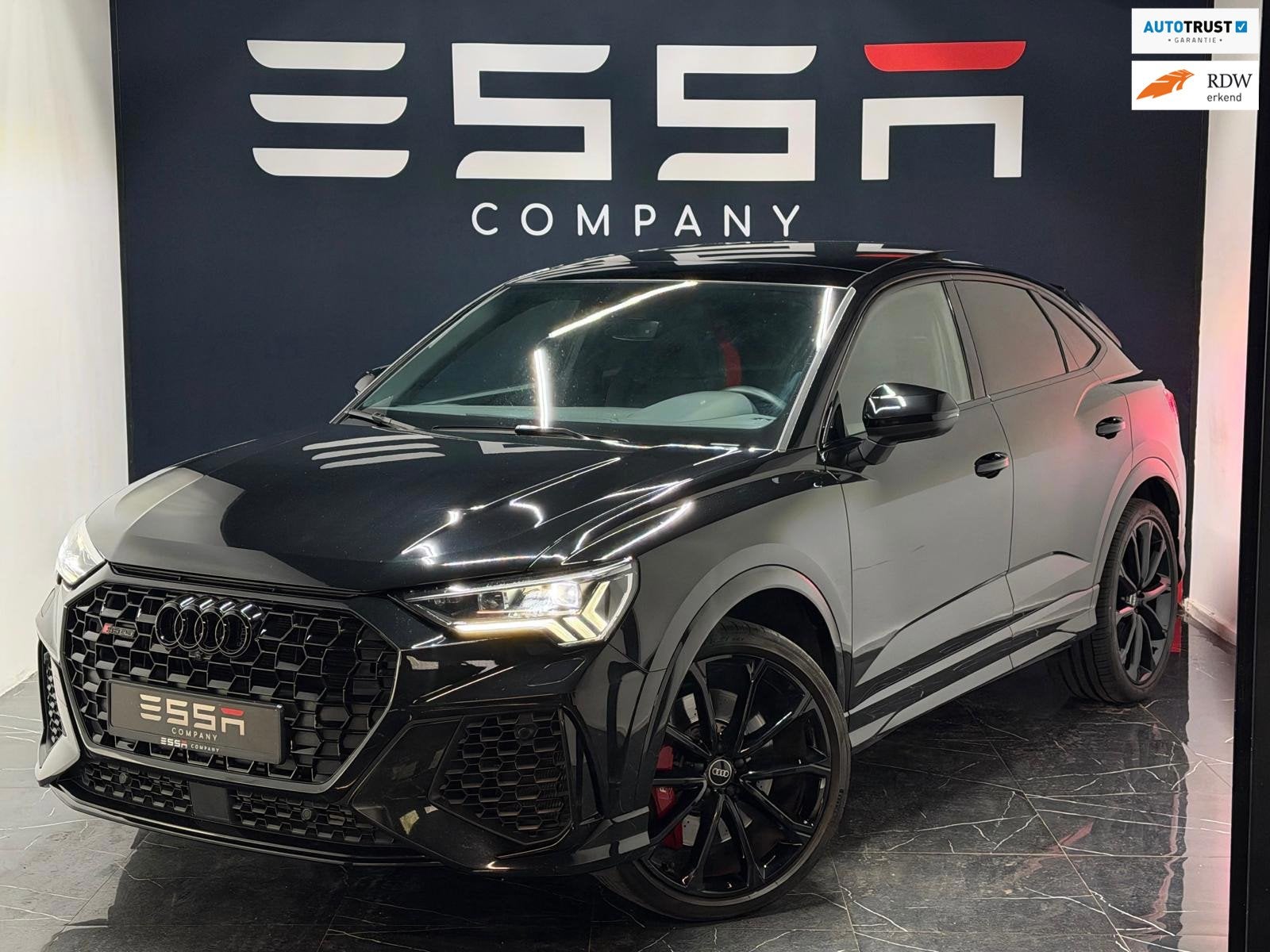 Audi RS Q3 Sportback Memory|360|RS Seat|Pano|, Automaat, Dealer onderhouden, Gebruikt, Zwart