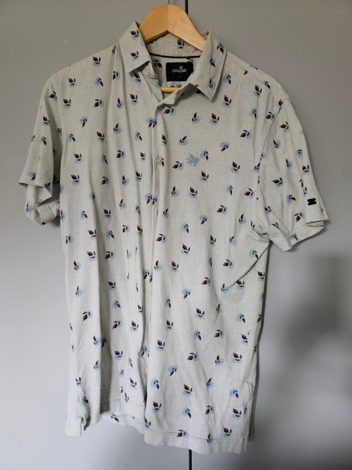 Vanguard polo maat L, Maat 52/54 (L), Beige, Ophalen of Verzenden, Zo goed als nieuw