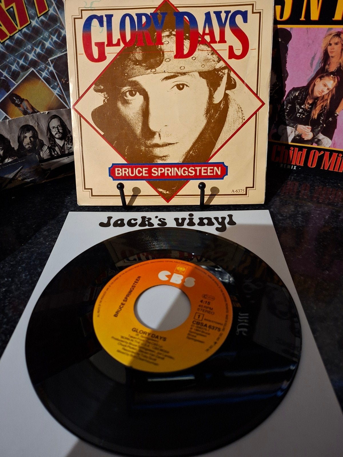 Bruce Springsteen - Glory Days   1985, 7 inch, Ophalen of Verzenden, Zo goed als nieuw, Beschermende buitenhoes