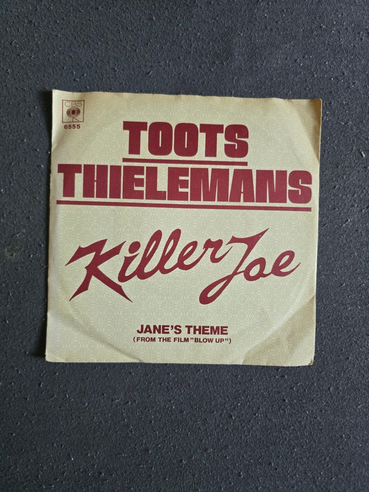Toots Tielemans Killer Joe single, Ophalen of Verzenden