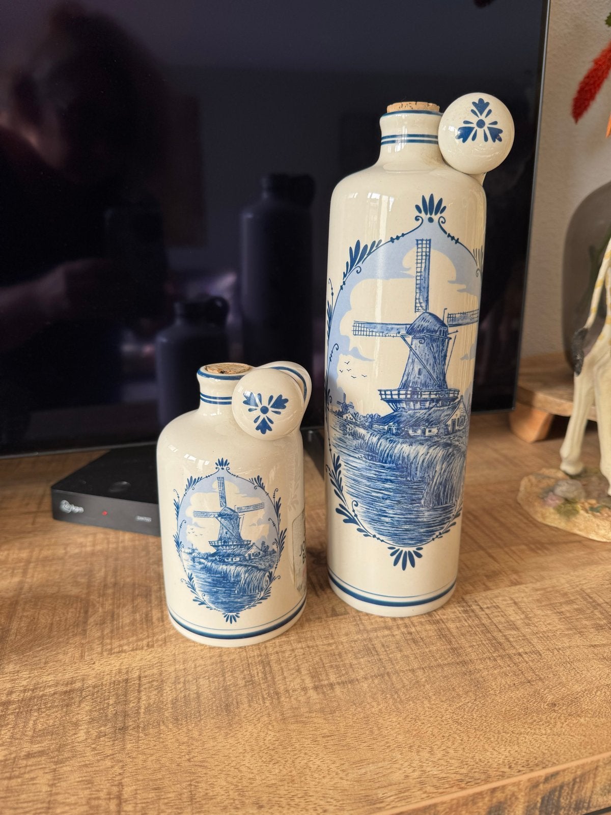 Delfts Blauwe Bols Jenever Kruiken - Set van 2, Ophalen