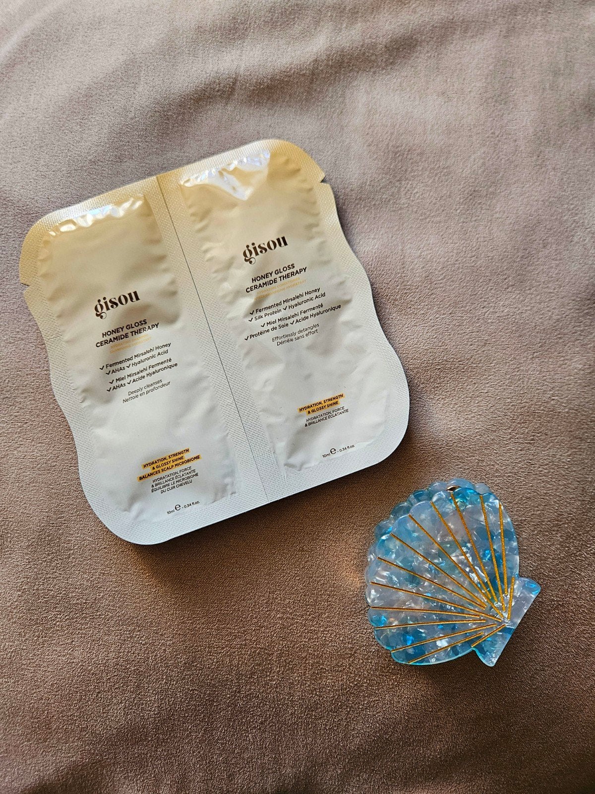 Gisou shampoo/conditioner en haarklem, Ophalen of Verzenden, Nieuw, Shampoo of Conditioner