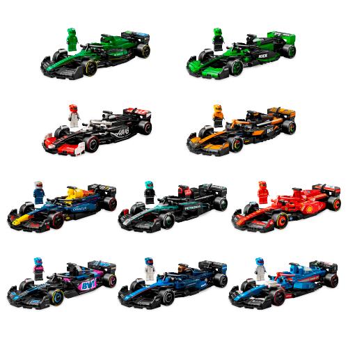 Lego Speed Champions F1 hele serie nieuw incl display, Ongeopend/sealed, Lego, Nieuw, Complete set