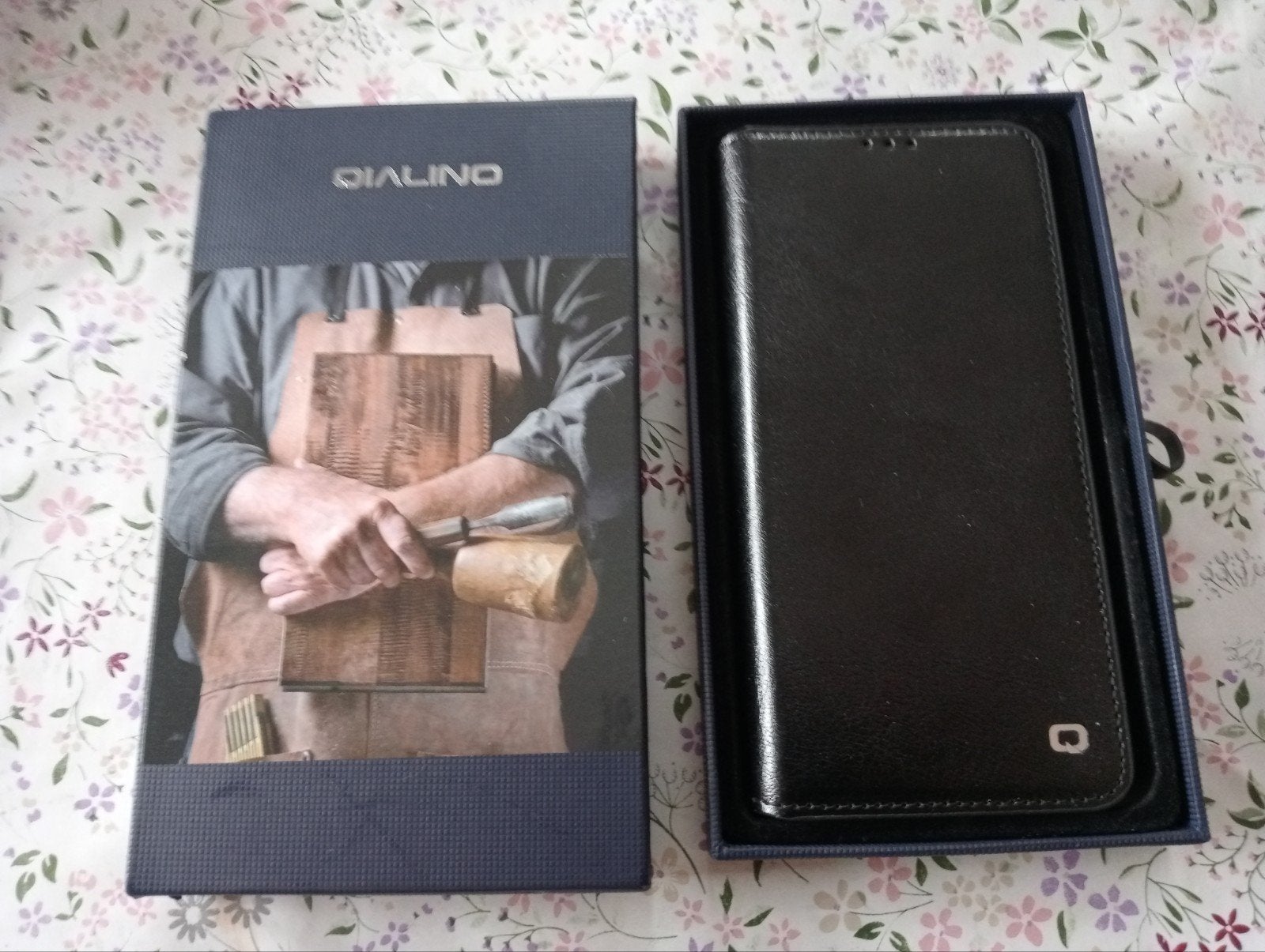 nieuw qialino telefoon leden hoesje Samsung S21 Ultra 5G, Ophalen, Nieuw, Hoesje of Tasje