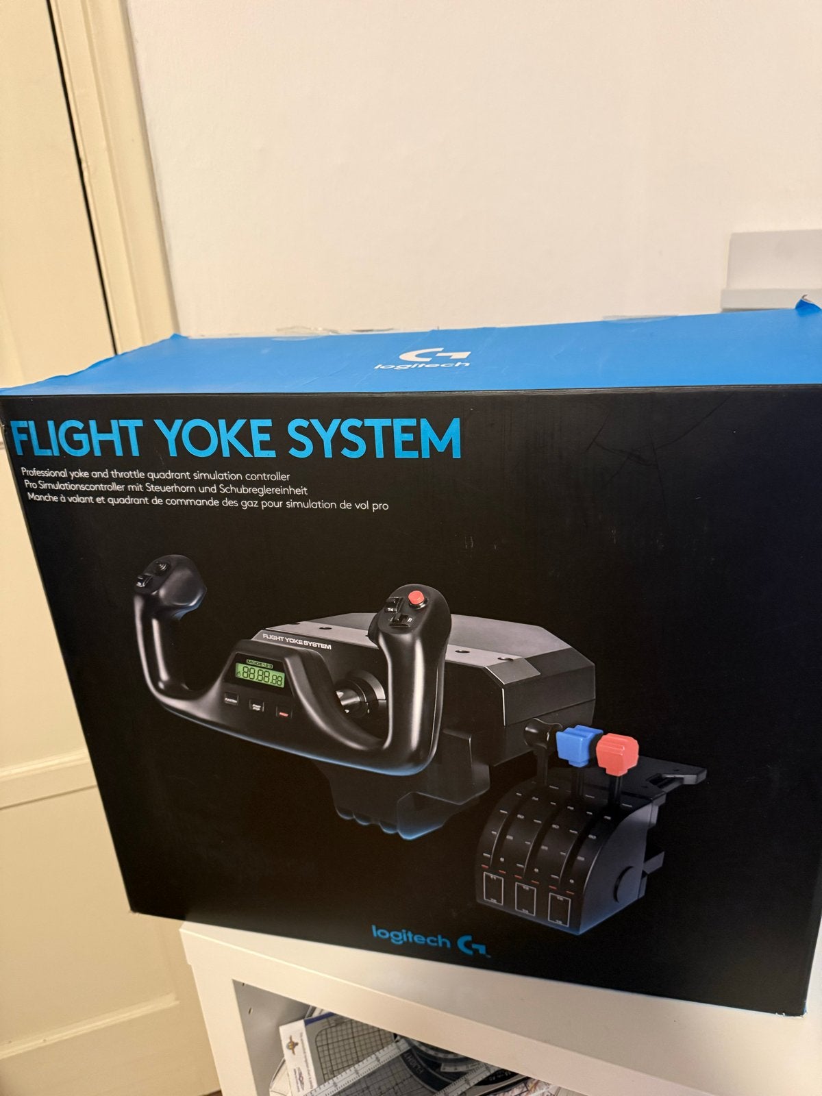 Logitech Flight Yoke System - Vliegsimulator Controller, 1 speler, Ophalen of Verzenden, Zo goed als nieuw, Vanaf 12 jaar