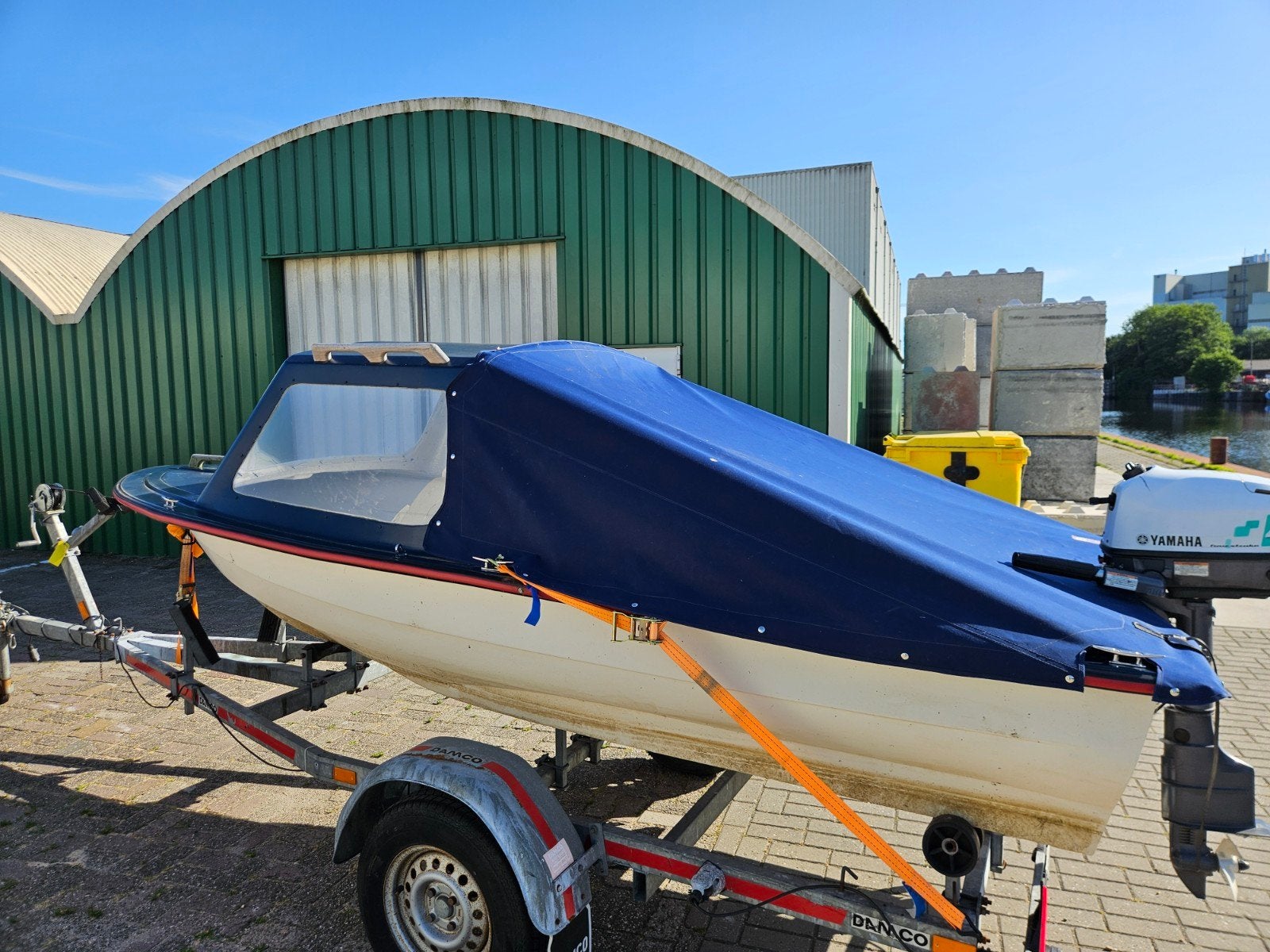 Placom 410 Hardtop / Kajuit Visboot, Watersport en Boten, Vis- en Consoleboten, Buitenboordmotor, Polyester, Ophalen
