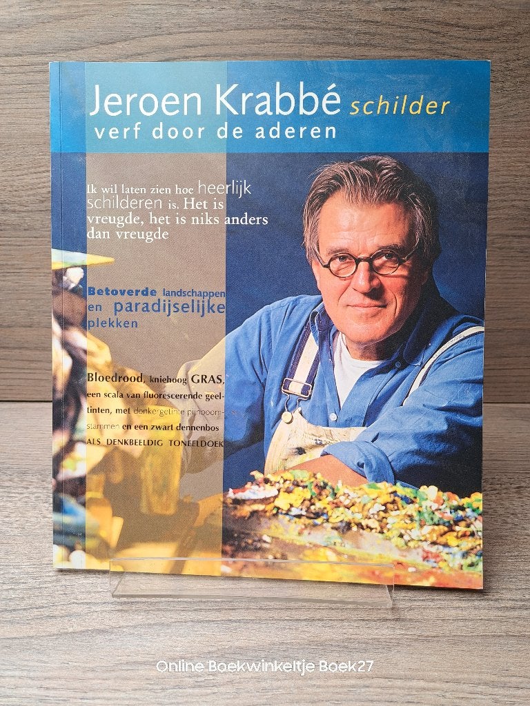 Jeroen Krabbe schilder verf door de aderen, Ophalen of Verzenden, Zo goed als nieuw, Schilder- en Tekenkunst