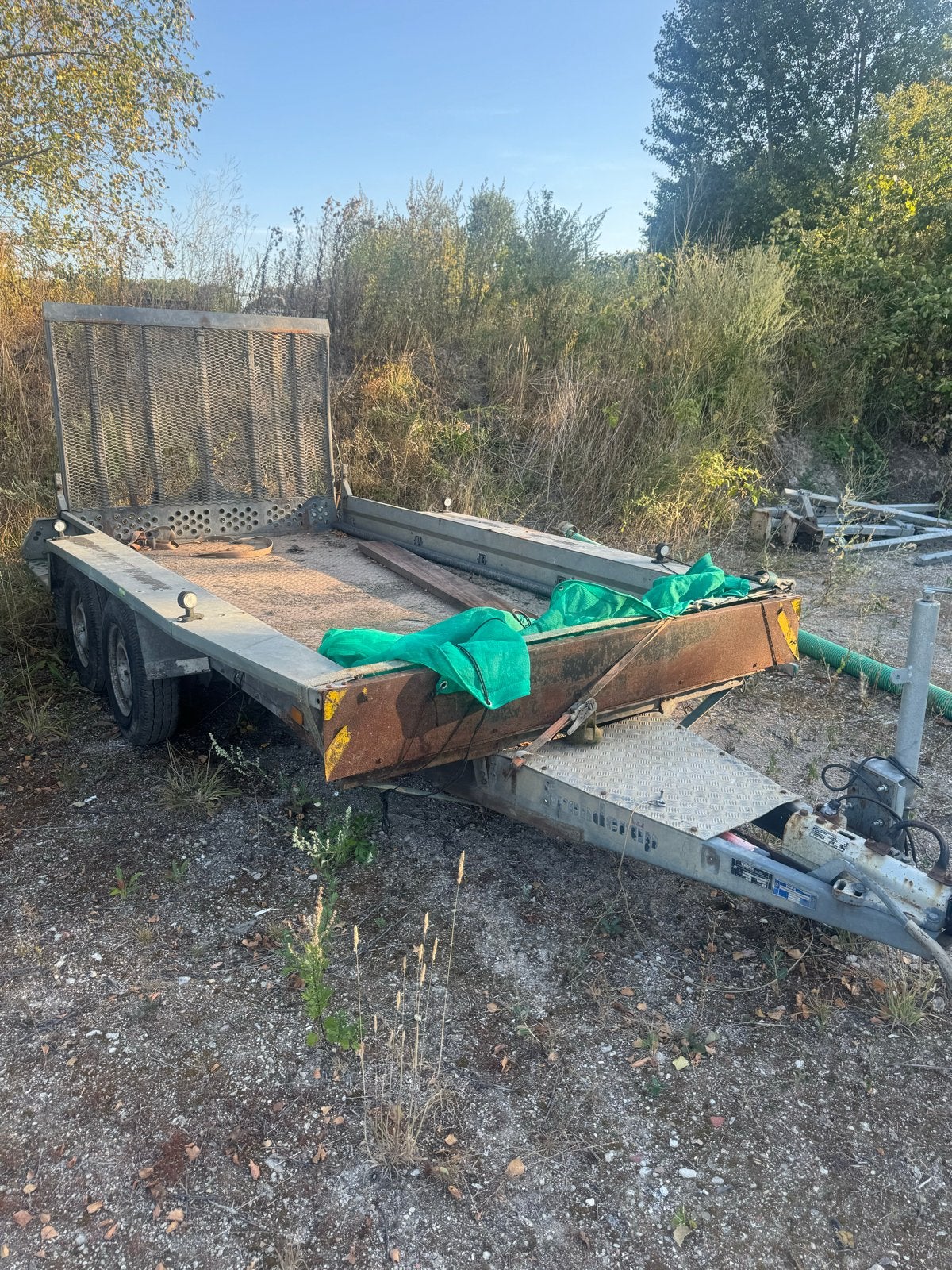 Machinetransporter 3500kg / 2750kg Laadvermogen, Auto diversen, Aanhangers en Bagagewagens, Ophalen, Gebruikt