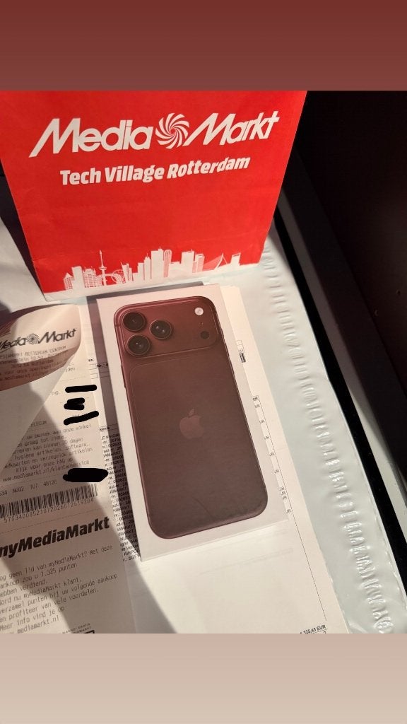Nieuwe iPhone 18 Pro Max 512 GB - Burgundy, Telecommunicatie, Ophalen, 512 GB, Nieuw, IPhone 18 Pro Max