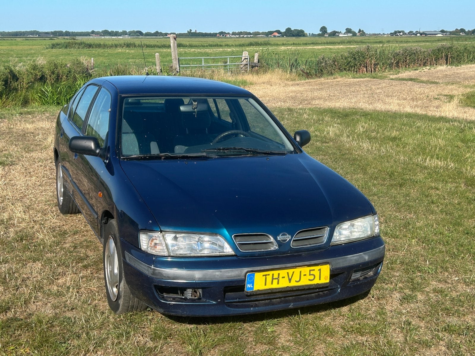 Nissan Primera 2.0 SDN AUT 1998 Blauw, Auto's, Nissan, 4 cilinders, Blauw, Primera, 550 kg