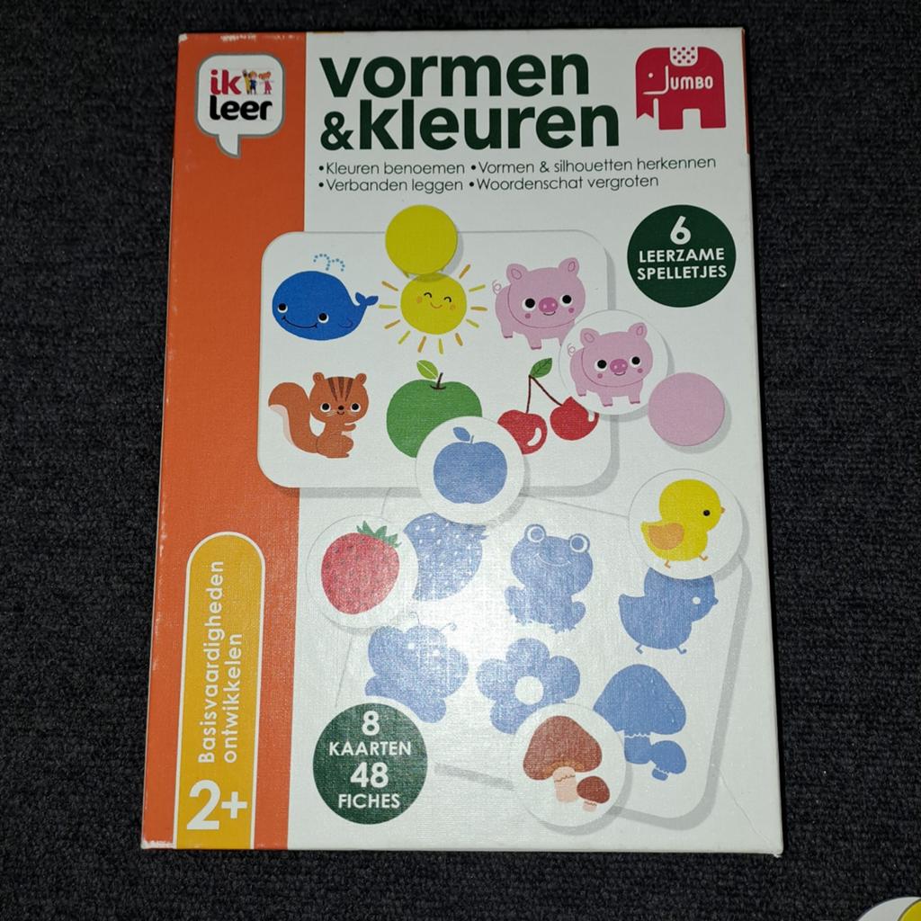 Spel 2+ Vormen & Kleuren, Kinderen en Baby's, Speelgoed | Educatief en Creatief, Ophalen, Gebruikt, Puzzelen