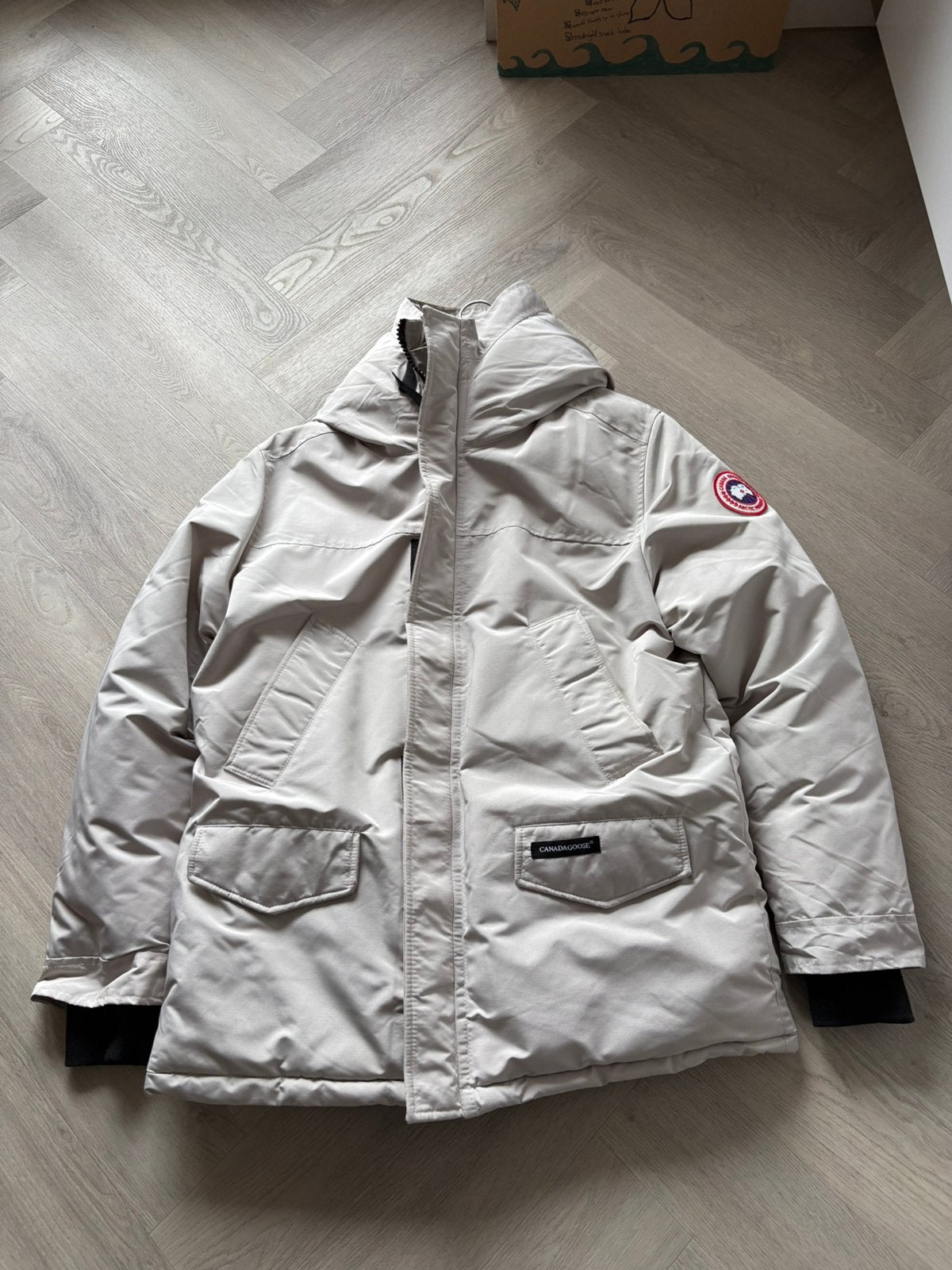 Canada Goose heren parka jas grijs xl, Ophalen of Verzenden, Zo goed als nieuw, Maat 56/58 (XL), Grijs