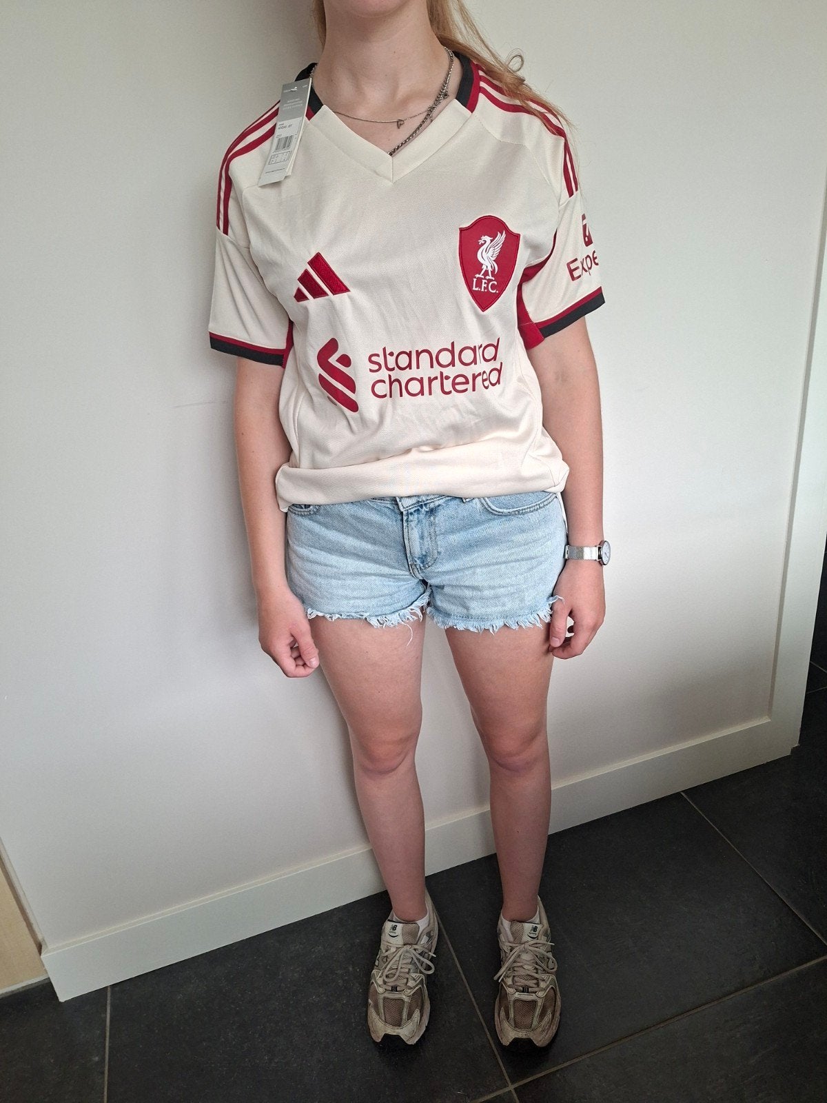 Liverpool voetbalshirt uit shirt maat S, Adidas, Ophalen of Verzenden, Nieuw, Maat 36 (S)