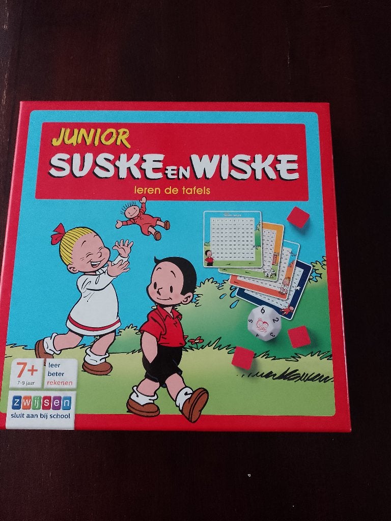 Tafels leren met Suske en Wiske in spelvorm, compleet, Ophalen, Gebruikt, Rekenen