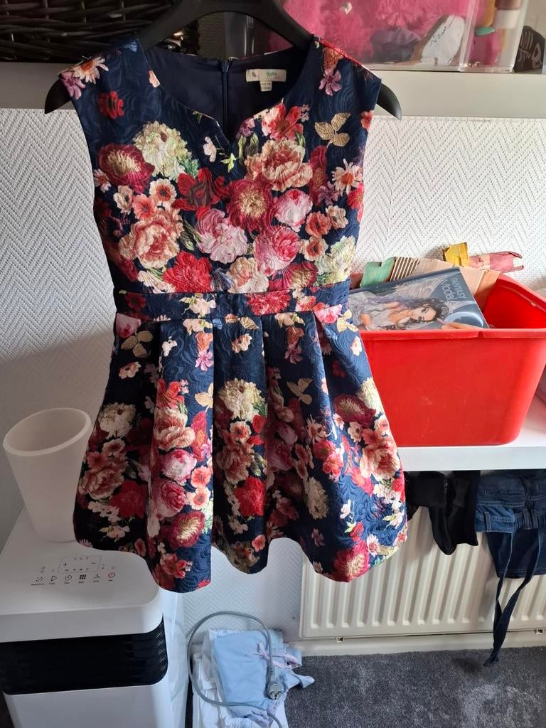 Schattig jurkje van Yumi maat 128, Ophalen of Verzenden, Gebruikt, Meisje, Jurk of Rok