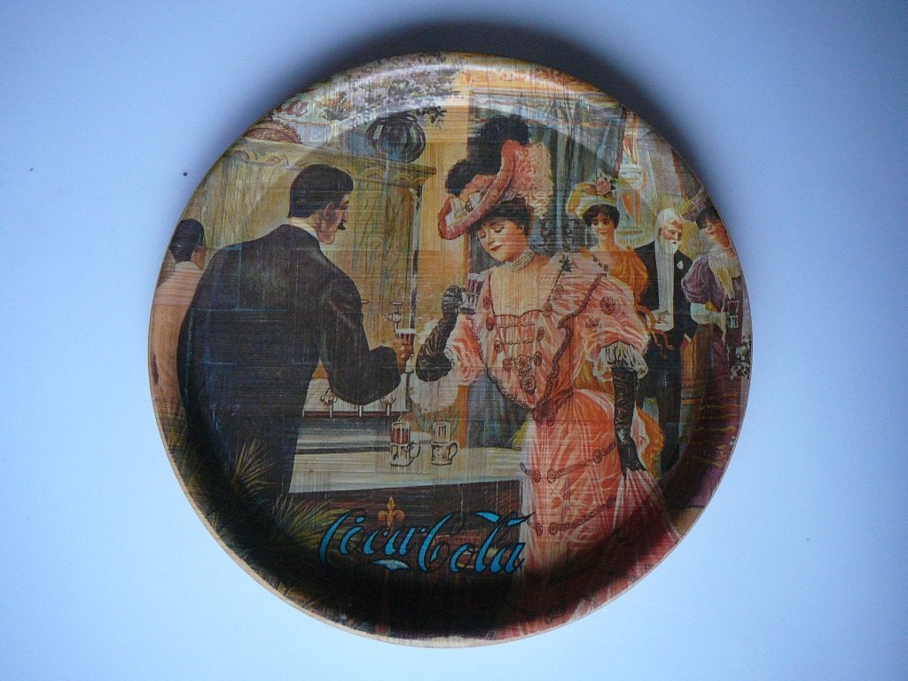 rond Coca Cola dienblad, Verzamelen, Ophalen of Verzenden, Gebruiksvoorwerp