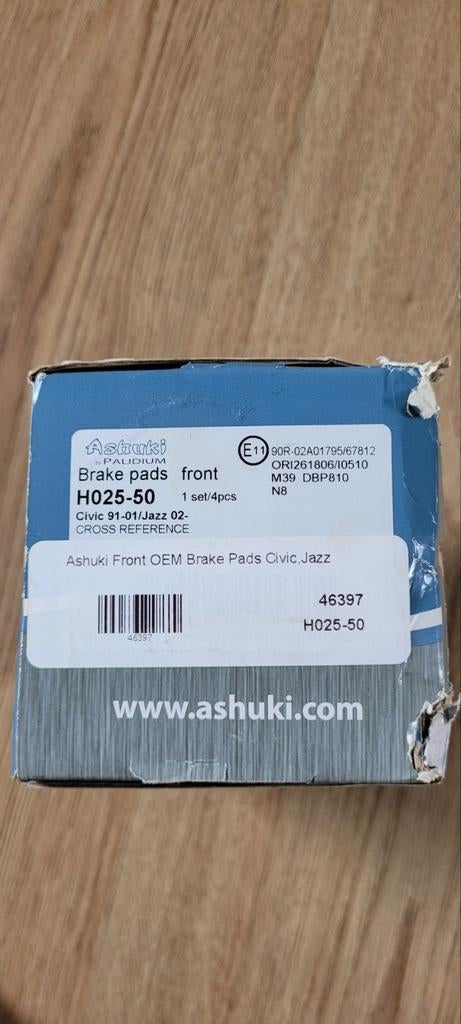 Remblokken Honda civic ej9 ek, Ophalen of Verzenden, Nieuw, Desktop, USB