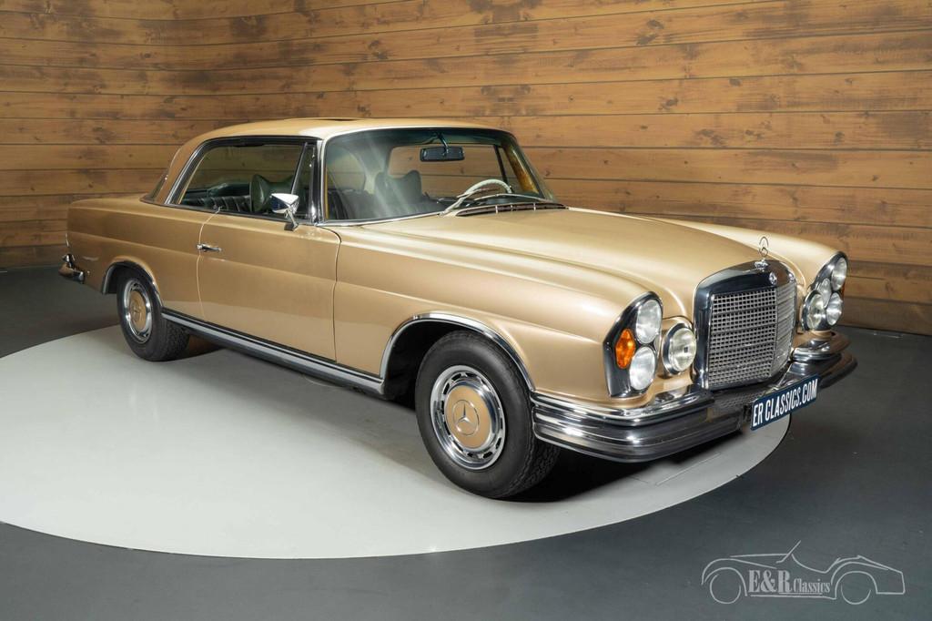 Mercedes 280 SE 3.5 Coupé | 1970, Auto's, Achterwielaandrijving, 4 stoelen, Beige, Handgeschakeld
