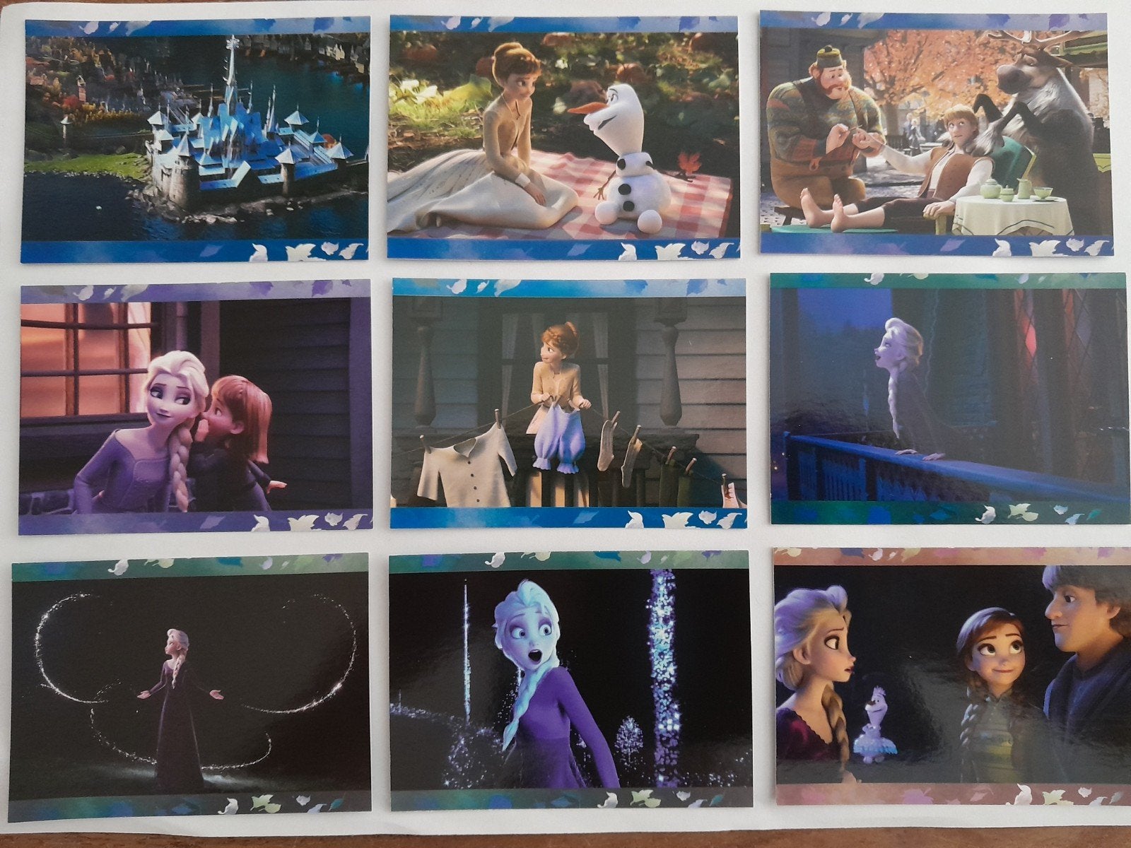 Frozen 2 Walt Disney Panini Trading Cards, Ophalen of Verzenden, Zo goed als nieuw, Meerdere kaarten