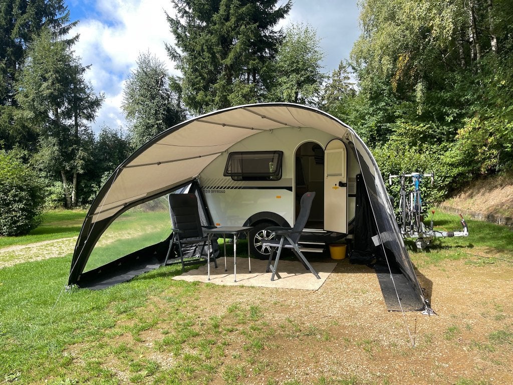 T@b 320 Off-road, 2023 met Isabella luifel PLUS, Rondzit, 750 - 1000 kg, Particulier, Schokbreker