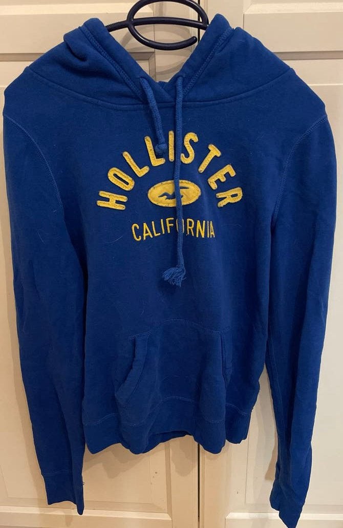 Hollister Blauwe Hoodie Maat M, Ophalen of Verzenden, Gedragen, Maat 38/40 (M), Blauw