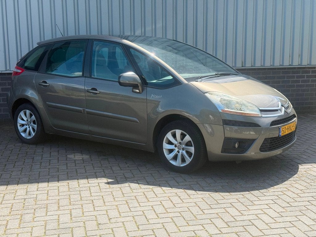Citroen C4 Picasso 1.6 VTi Ambiance 5p. Airco|Panoramadak|PD, Auto's, Citroën, Stof, Gebruikt, Beige, 4 cilinders