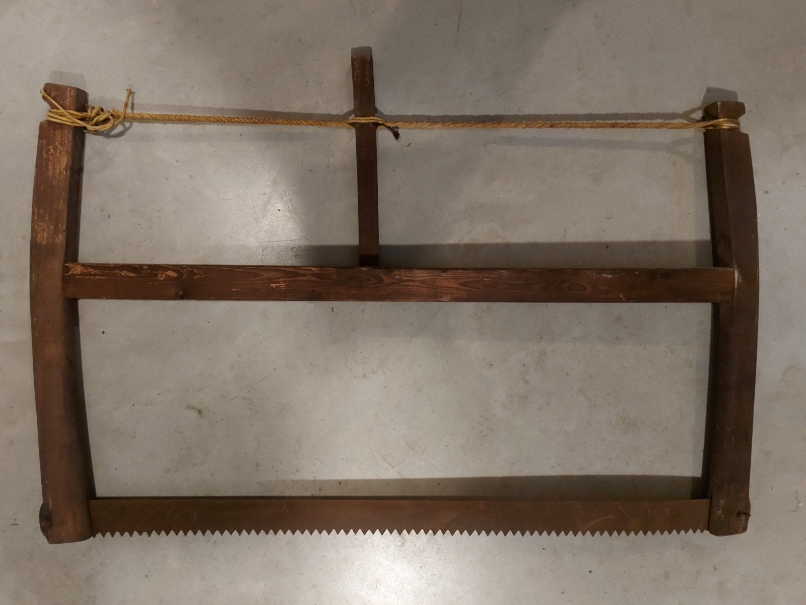 Antieke spanzaag, Antiek en Kunst, Antiek | Gereedschap en Instrumenten, Ophalen
