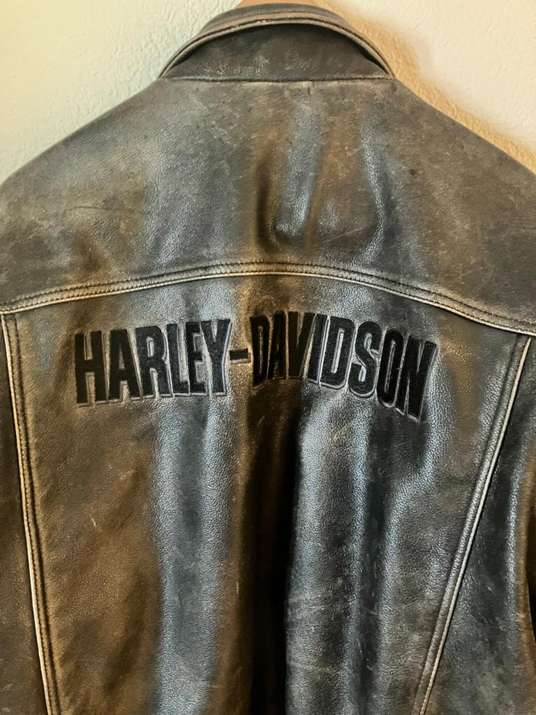 Harley-Davidson Leren Jas - Vintage Stijl, Motoren, Kleding | Motorkleding, Ophalen of Verzenden, Nieuw zonder kaartje, Heren