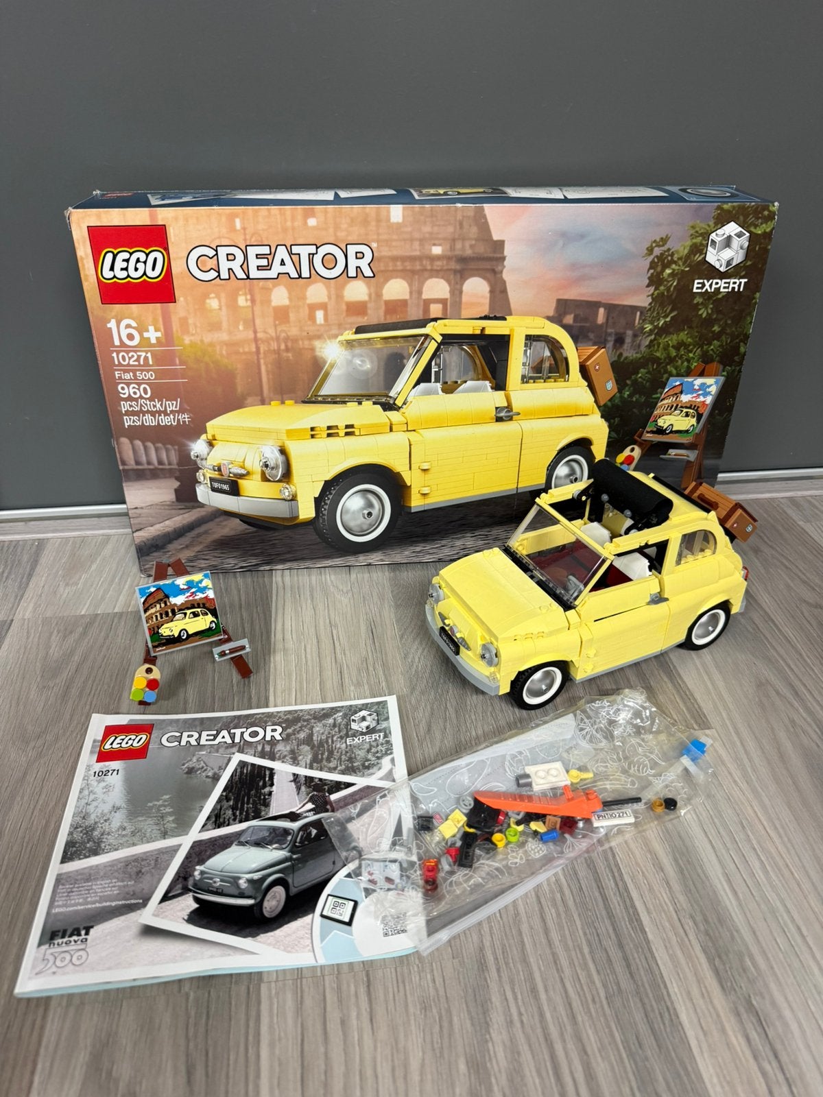 Lego 10271 - Fiat 500, Ophalen of Verzenden, Zo goed als nieuw