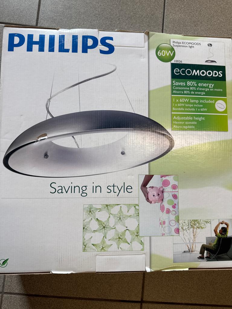 Philips Ecomoods Hanglamp - Nieuw, Energiezuinig, Huis en Inrichting, Ophalen of Verzenden, Nieuw, Metaal