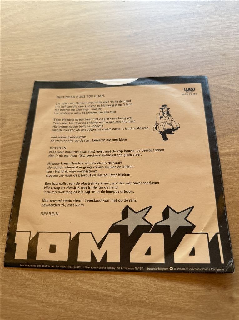 Normaal - Niet naar huus toe goan, Cd's en Dvd's, Vinyl Singles, Ophalen of Verzenden, Zo goed als nieuw, Nederlandstalig